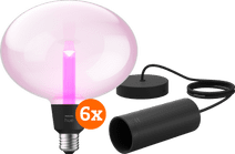 Philips Hue Lightguide Ellipse White and Color E27  6-pack + hanglampsnoer Philips Hue Lightguide Ellipse