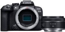 Canon EOS R10 + RF 50mm f/1.8 STM Systeemcamera met promotie