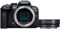 Canon EOS R10 + EF - EOS R Adapter Mirrorless camera for vlogging