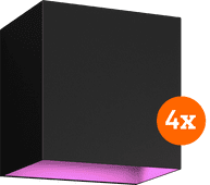Philips Hue Resonate Downward White and Color - zwart 4-pack Smart lamp White & Color