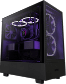 NZXT H5 Flow Black Computer case suitable for Mini-ITX mother boards