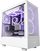 NZXT H5 Flow White Computer case suitable for Mini-ITX mother boards