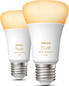 Philips Hue White Ambiance E27 800lm Duo Pack E27 White Ambiance