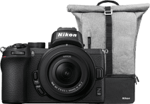 Nikon Z50 + 16-50mm f/3.5-6.3 VR + Backpack Systeemcamera voor op vakantie