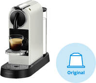 Magimix Nespresso CitiZ M196 Blanc Machine Nespresso avec un réservoir d'eau moyen