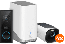 Eufycam 3 4-pack + Video Doorbell Battery IP-camera zonder abonnement