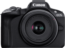 Canon EOS R50 + RF-S 18-45mm f/4.5-6.3 IS STM Systeemcamera voor vloggen