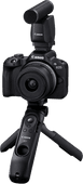 Canon EOS R50 Content Creator Kit Camera with a tiltable screen