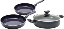 GreenPan Torino Ceramic Frying Pan Set 24cm + 28cm + High-Sided Skillet 28cm Ceramic pan