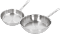 Demeyere Resto 3 Set de Poêles à Frire 24 + 28 cm Poêle Demeyere