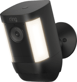 Ring Spotlight Cam Pro - Battery - Black Cloud camera