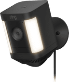 Ring Spotlight Cam Plus - Plug In - Black Wired IP camera