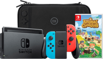 Nintendo Switch Red/Blue + Animal Crossing New Horizons + BlueBuilt Travel Case Nintendo Switch console (2019 upgrade)