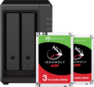 Synology DS723+ + Seagate Ironwolf 6TB (2x3TB) NAS bundel