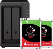 Synology DS723+ + 2x 4TB Seagate Ironwolf NAS bundel