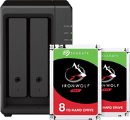 Synology DS723+ + 2x 8TB Seagate Ironwolf NAS bundel