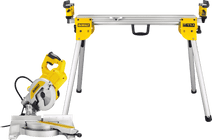 DeWalt DWS777-QS + Support Scie à onglet avec support