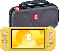 Nintendo Switch Lite Geel + Bigben Beschermtas Nintendo Switch