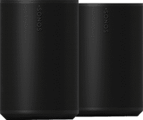 Sonos Era 100 Noir Lot de 2 Bundle d'enceintes à contrôler via une appli