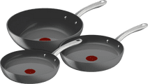 Tefal Renew+ Ceramic Frying Pan Set 24cm + 28cm + Wok 28cm Tefal Renew pan