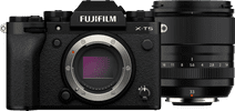 Fujifilm X-T5 Zwart + XF 33mm f/1.4 R LM WR Systeemcamera voor professionele fotografie