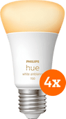 Philips Hue White Ambiance E27 1100 lm Lot de 4 Promotion : smart home