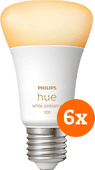 Philips Hue White Ambiance E27 1100 lm Lot de 6 Promotion : smart home