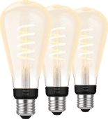 Philips Hue Filament White Ambiance Edison XL 3-pack Smart light