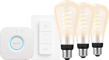 Philips Hue Filament White Ambiance Edison XL Lot de 3 Kit de Démarrage Kit de démarrage pour ampoules connectées