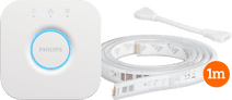 Philips Hue Lightstrip Plus White & Color 1 m Extension + Bridge Kit de démarrage pour ampoules connectées