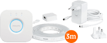 Philips Hue Lightstrip Plus White & Color 3 m Set de Base + Bridge Kit de démarrage pour ampoules connectées