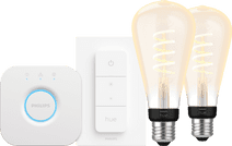 Philips Hue Filament White Ambiance Edison XL Lot de 2 Kit de Démarrage Kit de démarrage pour ampoules connectées