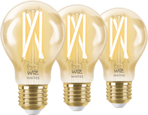 WiZ Smart Filament lamp Standaard Goud 3-pack - Warm tot Koelwit Licht - E27 WiZ smart lampen
