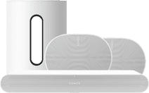 Sonos Ray Wit + 2x Era 300 Wit + Sub Mini Wit Speaker bundel te bedienen via app