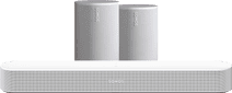 Sonos Beam Gen2 White + 2x Era 100 White Compact soundbar