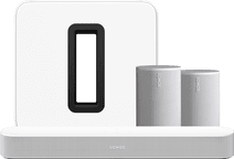 Sonos Beam White + 2x Era 100 White + Sub G3 White Control speaker bundle via app