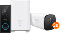 Eufycam 2 Pro Lot de 5 + Video Doorbell Battery Caméra Cloud