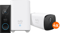 Eufycam 2 Pro 4-Pack + Video Doorbell Battery Cloud camera