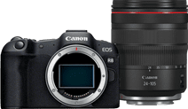 Canon EOS R8 + RF 24-105mm F/4L IS USM Camera met een kantelbaar scherm