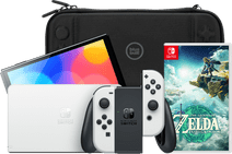 Nintendo Switch OLED White + Zelda: Tears of the Kingdom + BlueBuilt Travel Case Nintendo Switch OLED