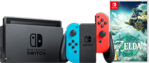 Nintendo Switch Rood/Blauw + Zelda: Tears of the Kingdom Nintendo Switch console (2019 upgrade)