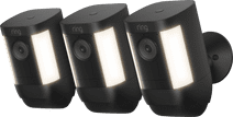 Ring Spotlight Cam Pro - Batterie - Noir - Lot de 3 Caméra Cloud