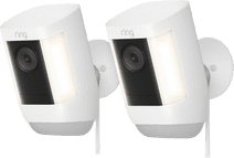 Ring Spotlight Cam Pro - Plug In - Blanc - Lot de 2 Caméra IP d'extérieur pour Ring