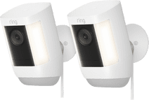 Ring Spotlight Cam Pro - Plug In - Blanc - Lot de 2 Pack Ring