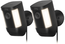 Ring Spotlight Cam Pro - Plug In - Noir - Lot de 2 Promotion : smart home