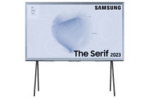 Samsung The Serif 43LS01B Cotton Blue (2023) Samsung tv met een One Remote afstandsbediening