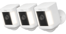 Ring Spotlight Cam Plus - Battery - White - 3-pack Cloud camera