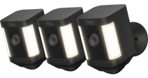 Ring Spotlight Cam Plus - Batterie - Noir - Lot de 3 Caméra Cloud