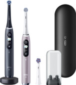 Oral-B iO 9n Rozenkwarts en Onyx Zwart Duo Pack Speciale Editie De winkelvoorraad in onze winkel in Wilrijk