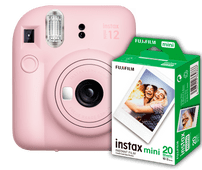 Fujifilm Instax Mini 12 Blossom Pink Bundel Camera promotie